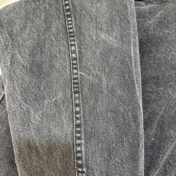 Forever 21 Women’s Denim Jean Jacket Black Trucker size Large - Picture 7 of 7